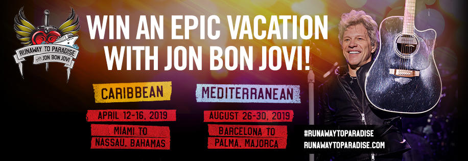 Win an Epic Vacation with Jon Bon Jovi!